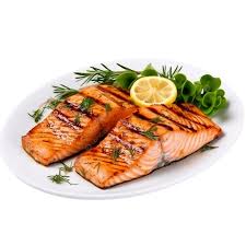 Salmon Tray with oil